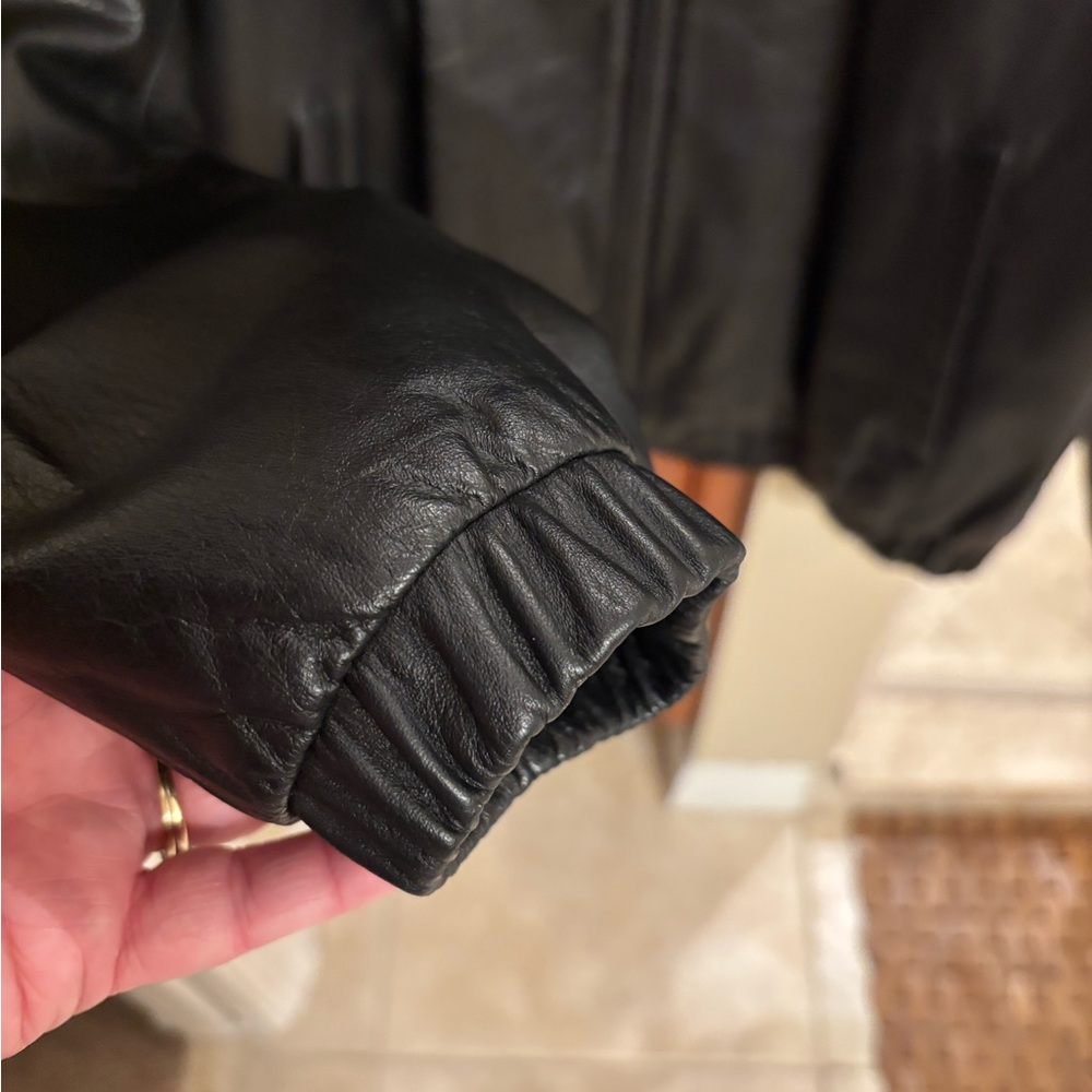 Preston & York Leather Bomber Jacket - Picture 6 of 12